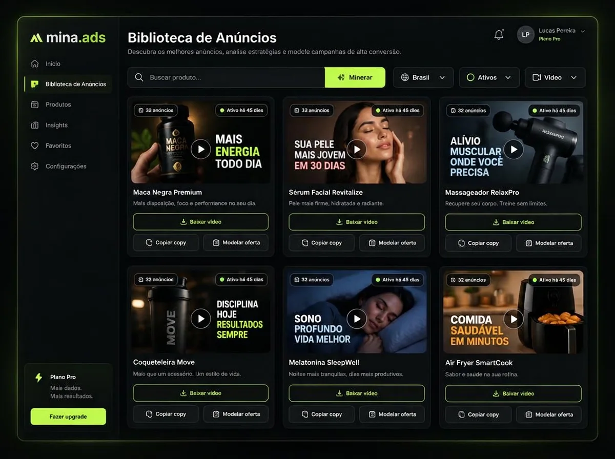 Extensão na Biblioteca de Anúncios
